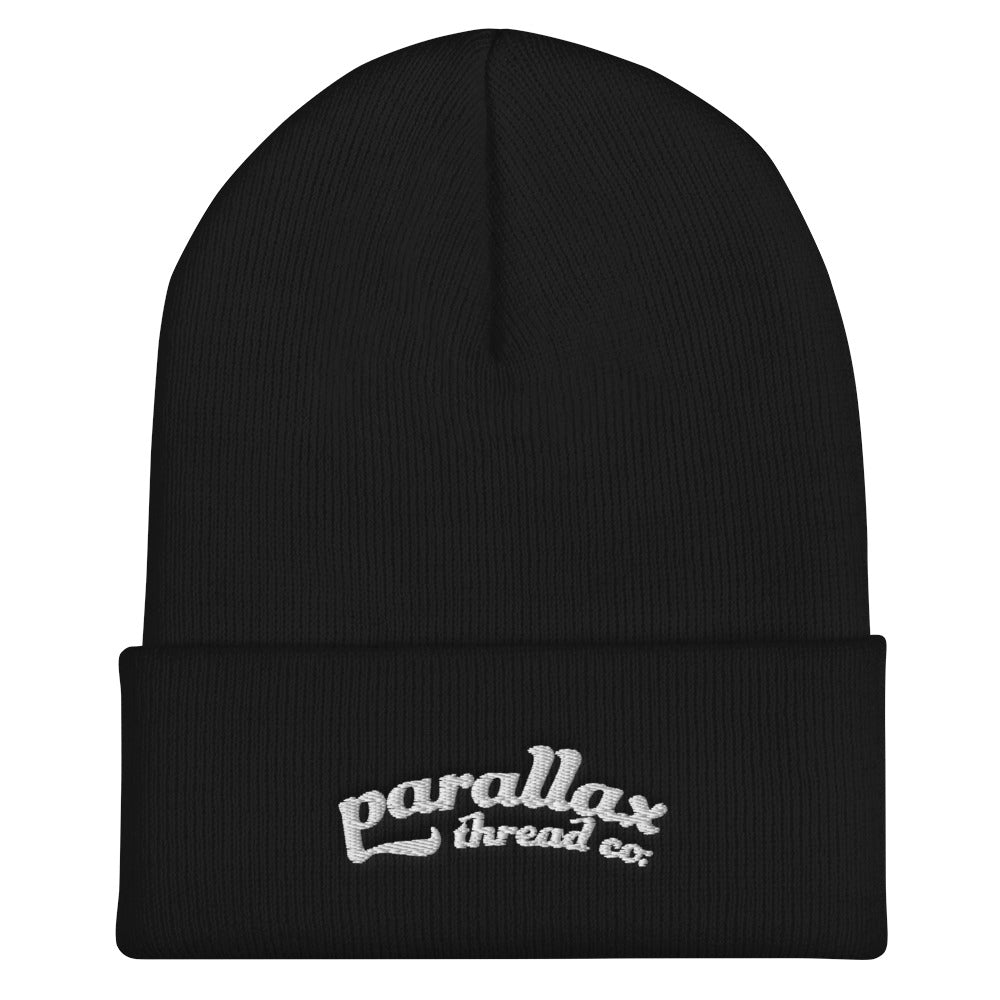 Parallax Thread Co. Embroidered Logo Cuffed Beanie