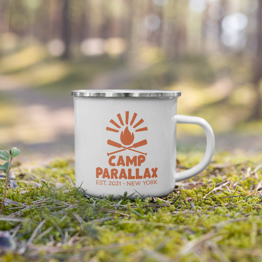 Camp Parallax Enamel Mug