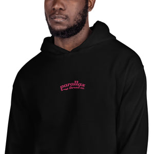 Open image in slideshow, Parallax Thread Co. Embroidered Logo Hoodie
